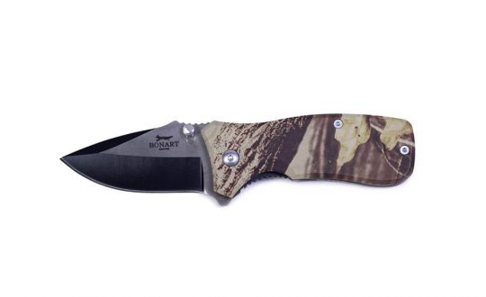 Camouflage handled folding knife from Bonart Ltd.