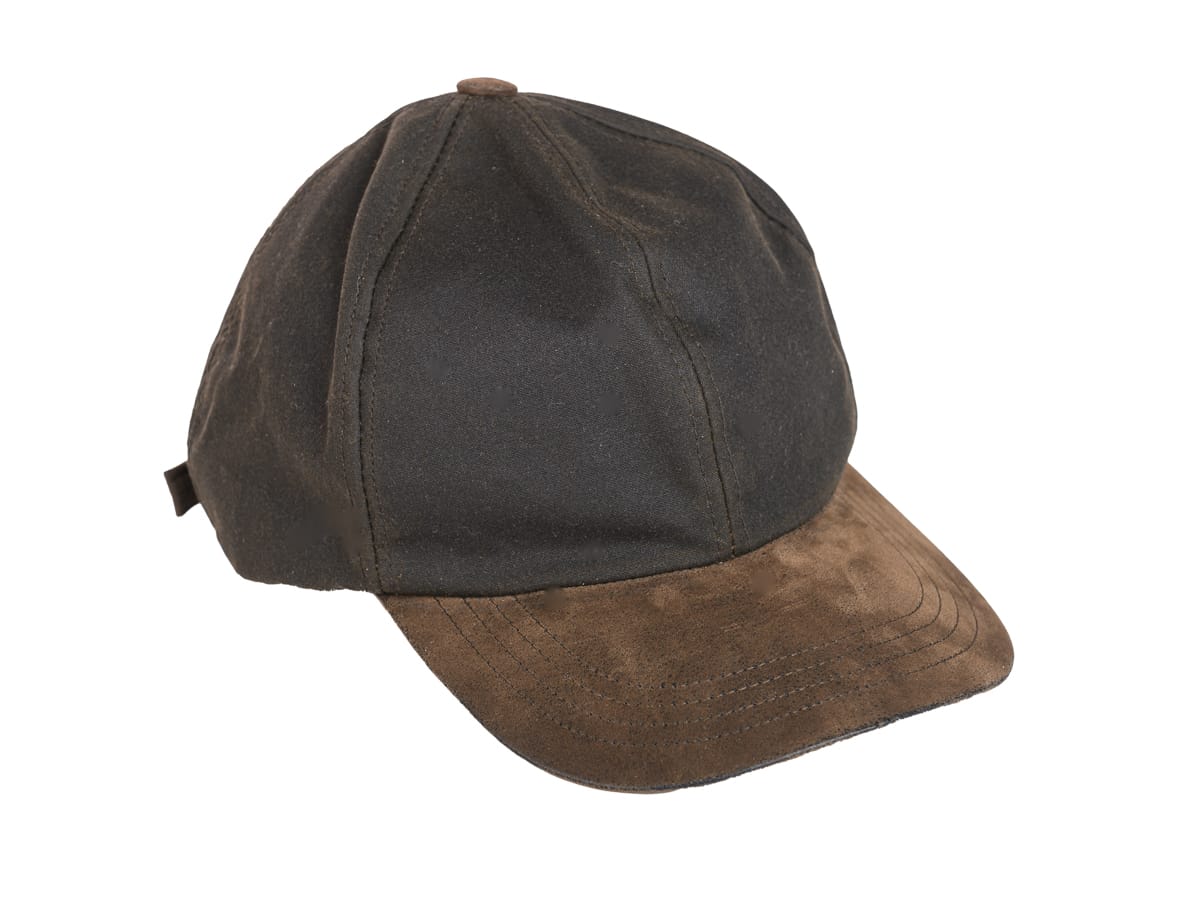 Waxed Cotton Baseball Cap - Adjustable Camouflage Hat With Velcro Strap - View #6
